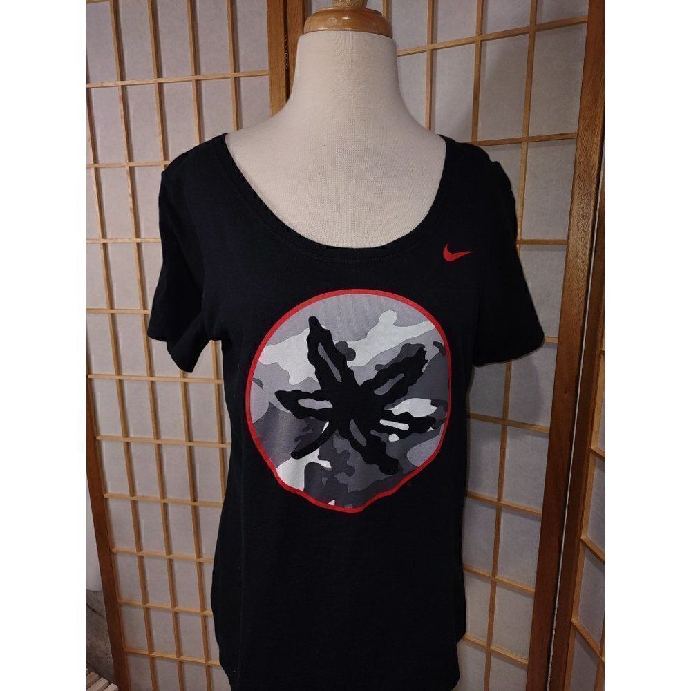 Nike Tee Lg Black Ohio State Buckeye Leaf Camo T-Shirt - Picture 13 of 14